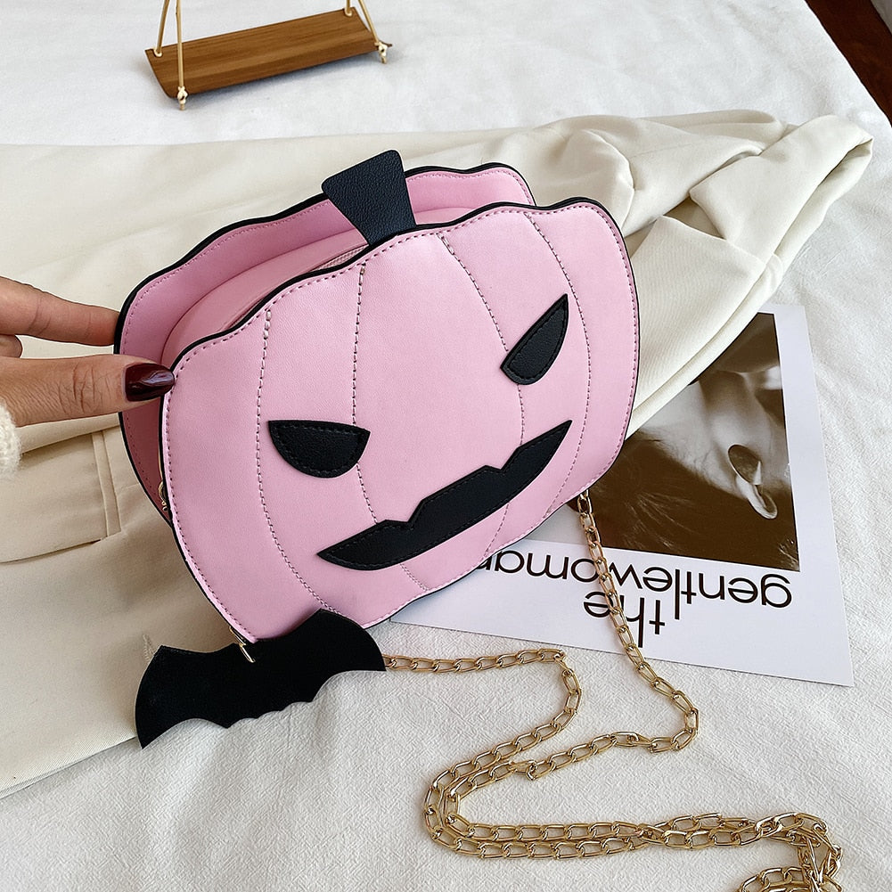 Pumpkin Shape Mini Shoulder Bag