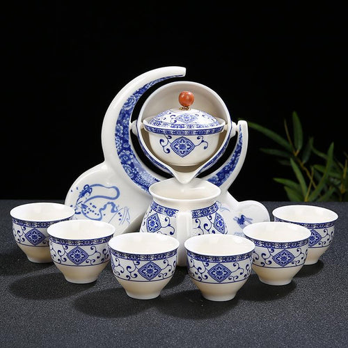 Ceramic Charm Far East Style Semi-Automatic Teapot - Image 0