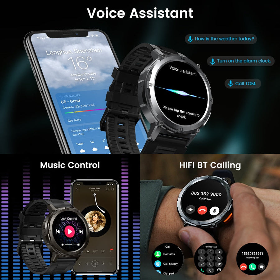 Ultra Armor Durable Military Smartwatch - Image 1