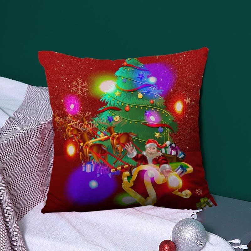 Christmas Series LED Pillow Case