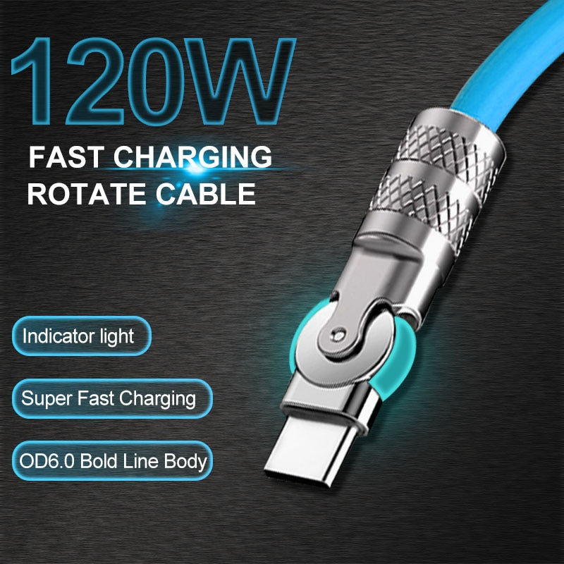Cord Master Phone Fast Charging Rotatable Cable - Image 3