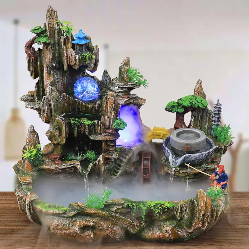 Mystic City Lucky Feng Water Circulation Small Home Decor