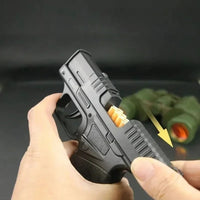 Tactical Gun Shape Jet Flame Hidden Storage Lighter - Image 2