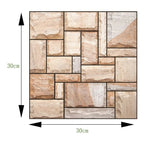 3D Wall Brick Pattern Decal