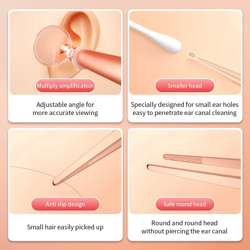 Bright View LED Ear Cleaning Tweezer Set - Image 2