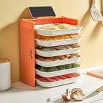 6-Layer Kitchen Food Plate Organizer