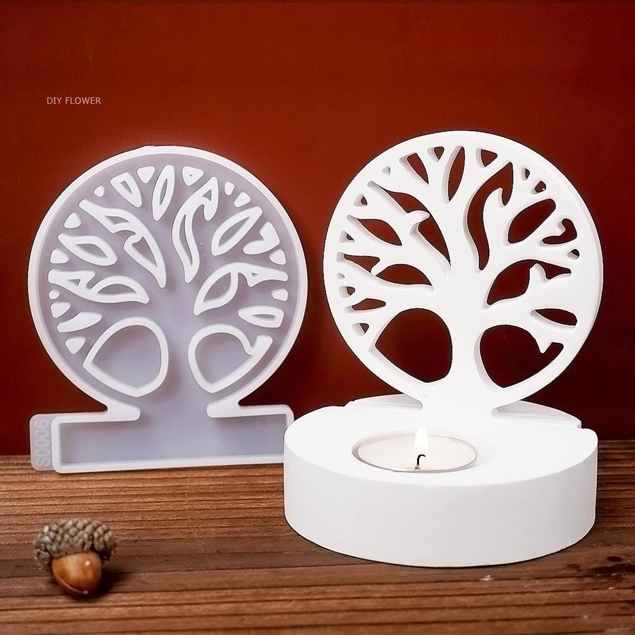 Nature-Inspired Tree of Life Candle Stand - Image 3