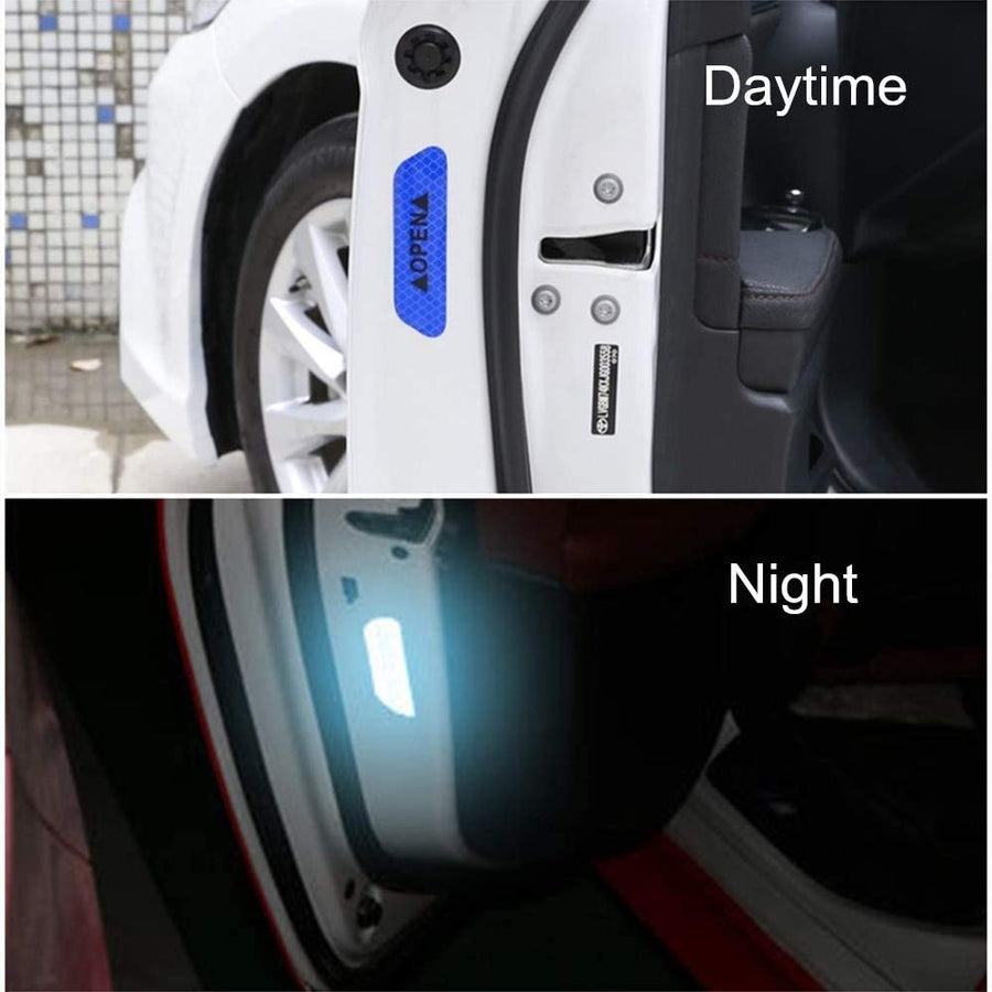 4PCS City Light Reflective Alert Stickers - Image 1