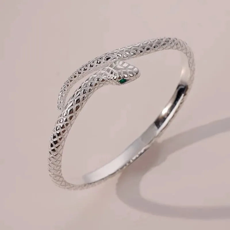 Snake Adjustable Open Women Bracelet - Image 3