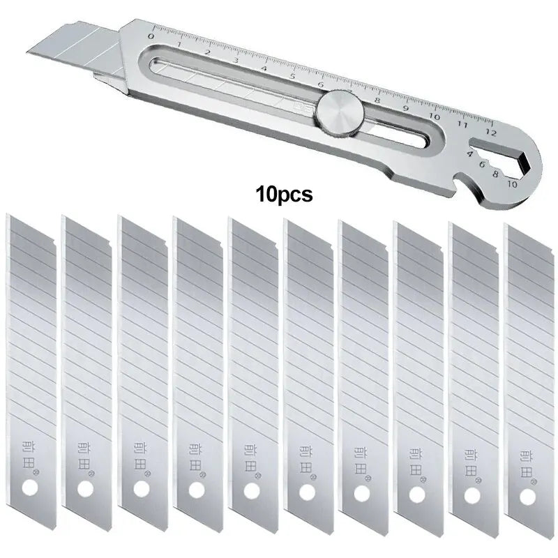6in1 Multipurpose Stainless Steel Retractable Heavy Duty Snap-Off Blade - Image 3