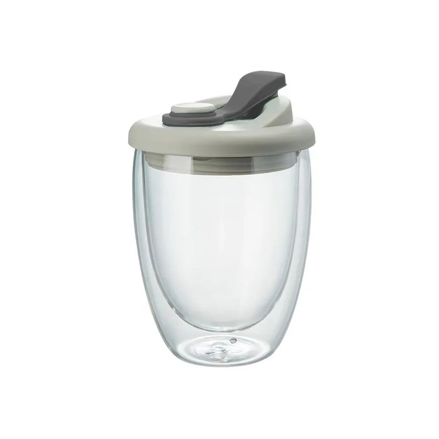 Leak-Proof Double Wall Glass Transparent Mug - Image 8