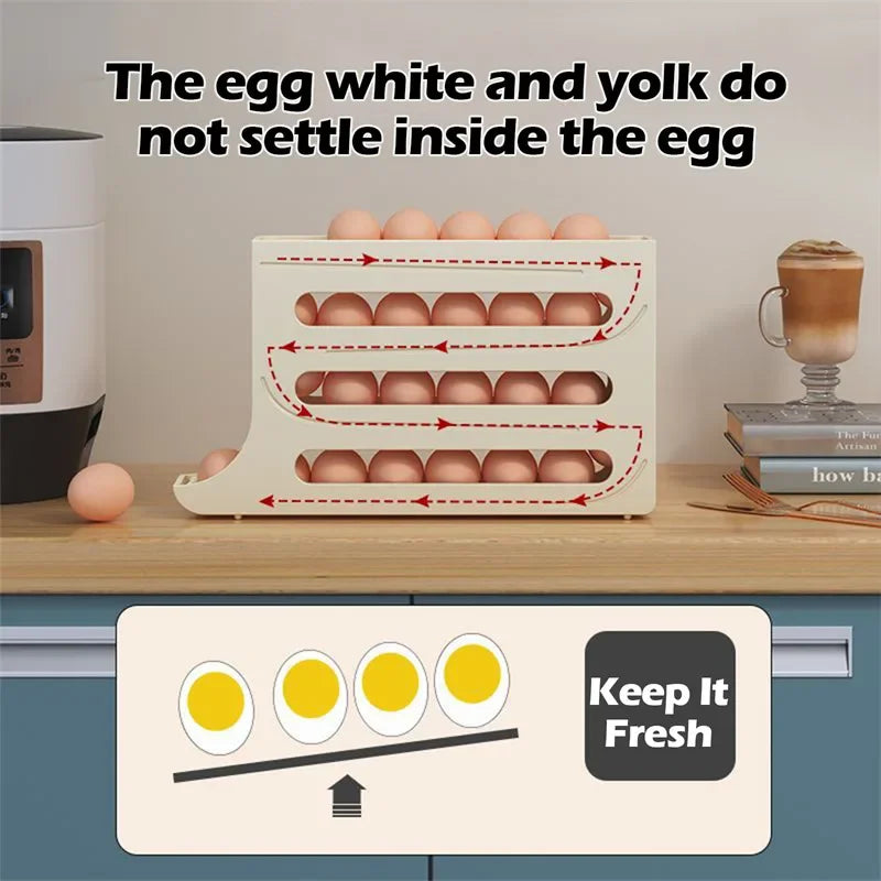Eggs Dispenser Fridge Organizer Rack - Image 3