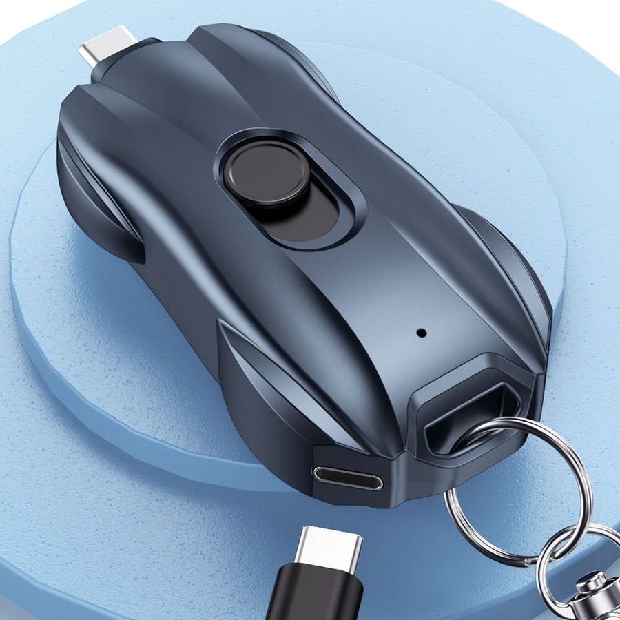 Mini Race Car Emergency Keychain Power Bank - Image 0