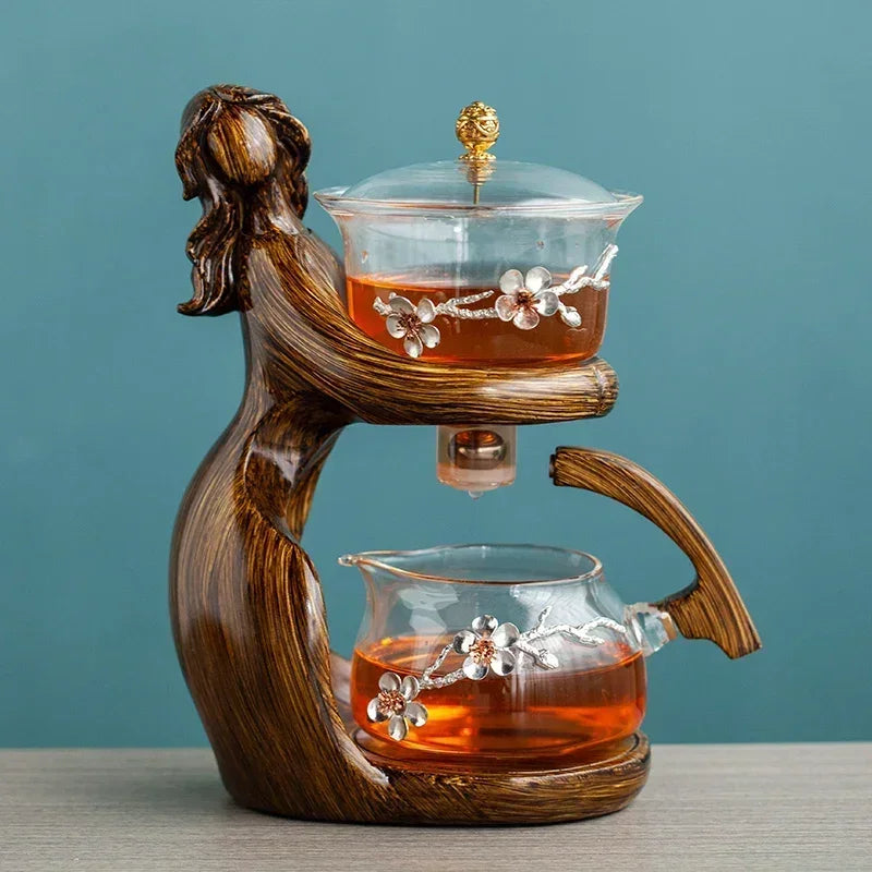 Nature Harmony Wooden Teapot - Image 9