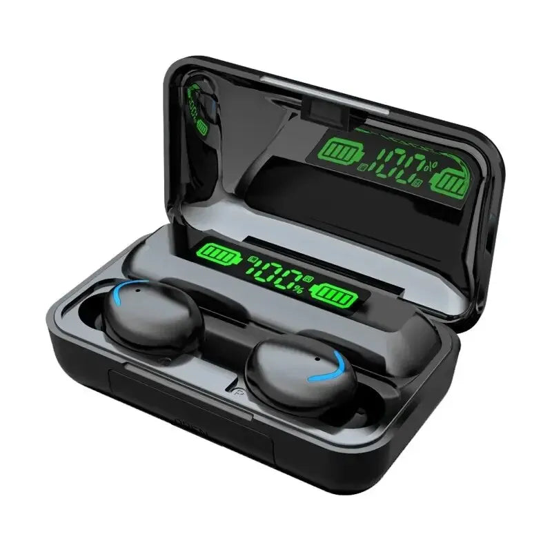 Digital Display Wireless Bluetooth Waterproof Earbuds