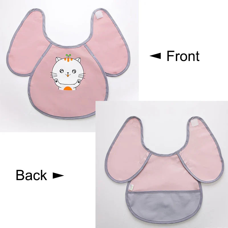 Waterproof Cartoon Baby Easy-to-Clean Bibs