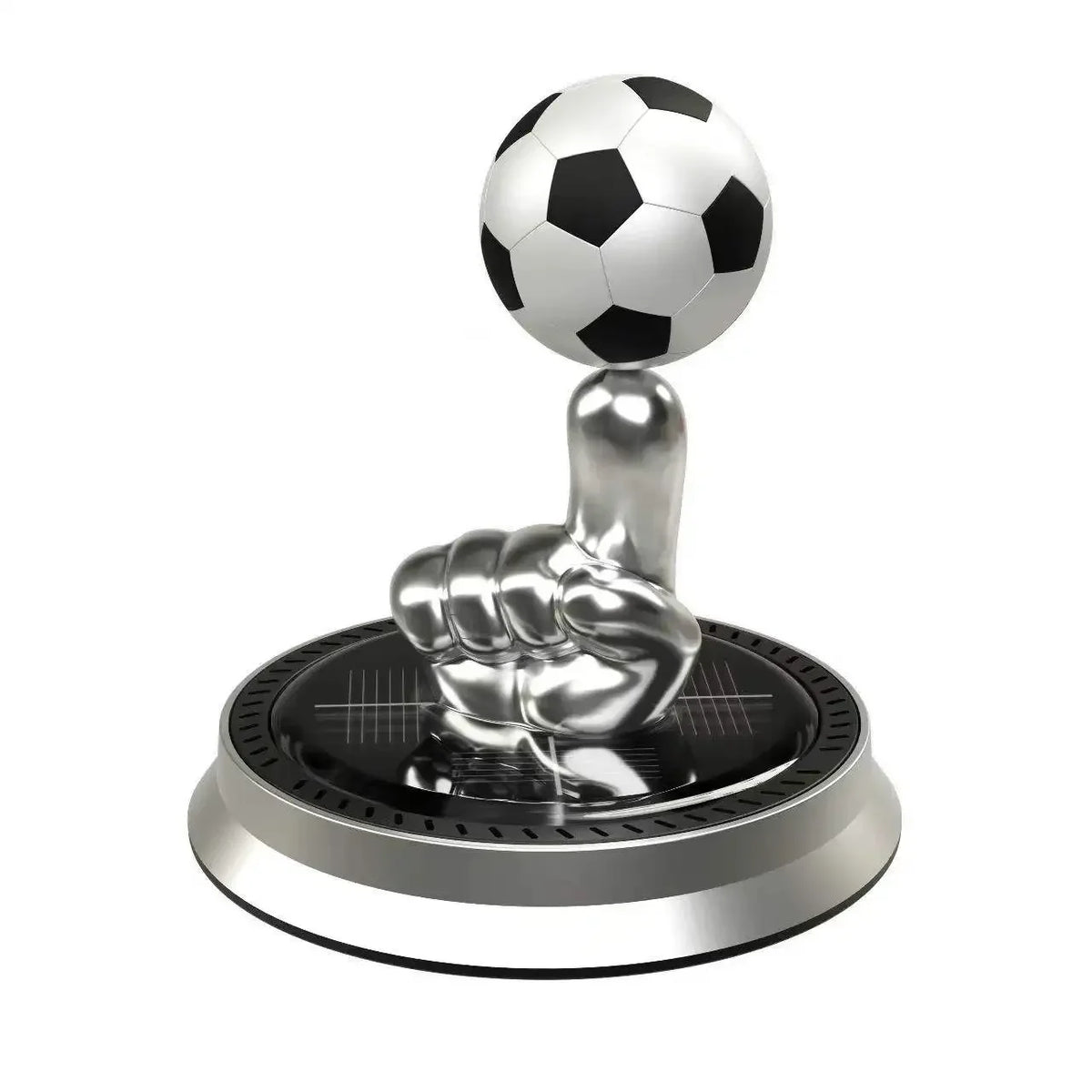 Solar Soccer Ball Spin Auto Aroma Freshener