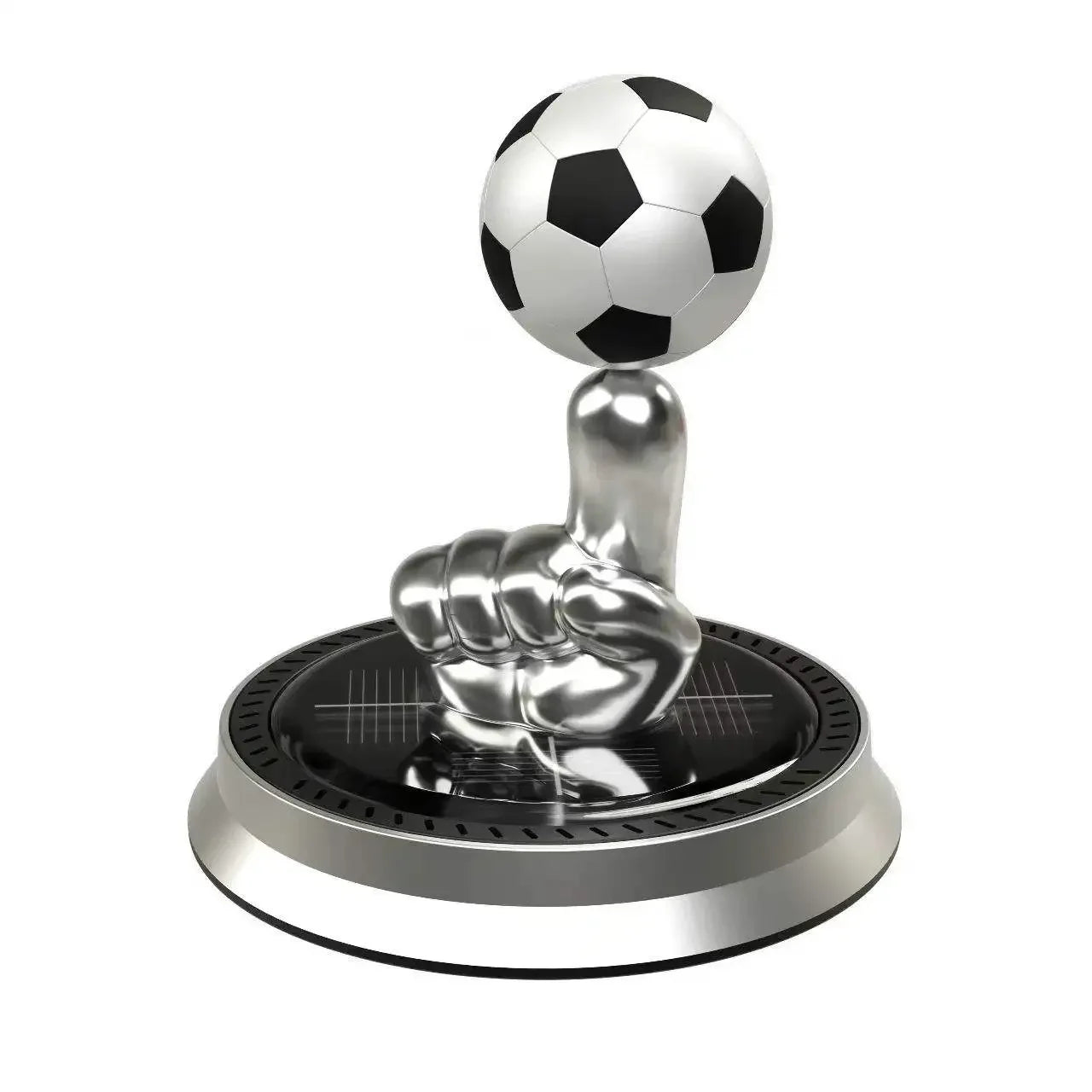 Solar Soccer Ball Spin Auto Aroma Freshener - Image 5