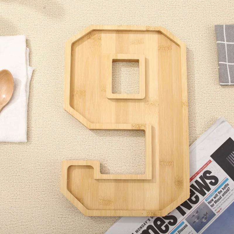 Wooden Numbers Serving Tray - Image 7