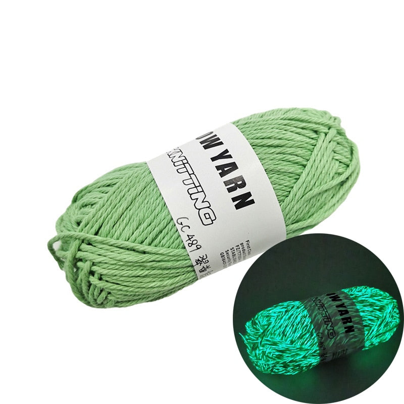 Sparkle Glow Luminous Knitting Yarn - Image 10