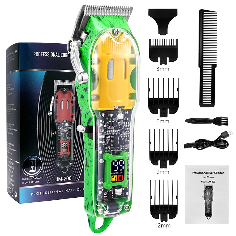 Professional Transparent LCD Hair Trimmer - Image 9