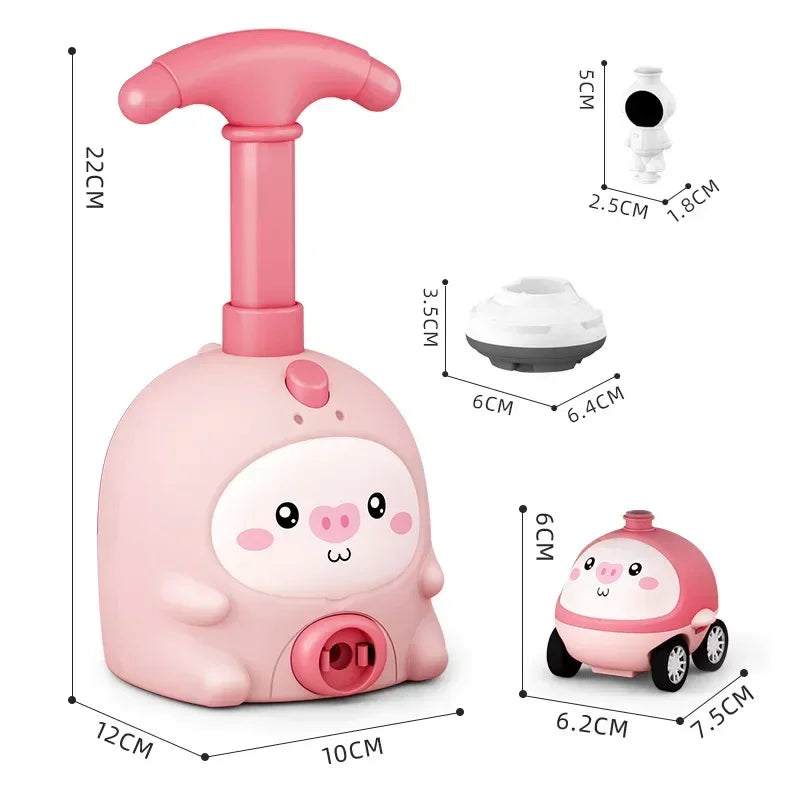 Cute Animal Design Air-Powered Balloon Launcher - Image 3