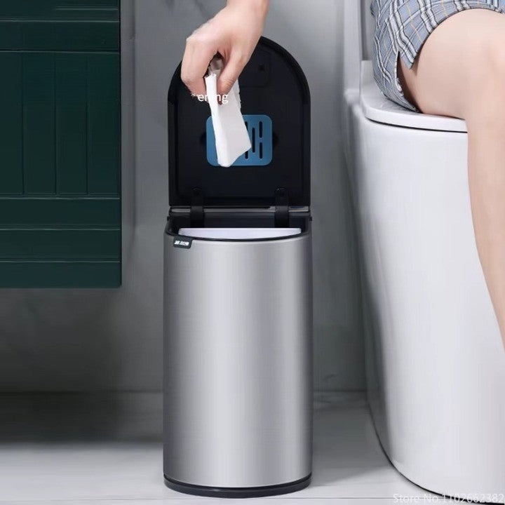 Auto Lift Integrated Brush Toilet Can - Image 3