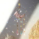 Crystal Sun Catcher Moon Decor