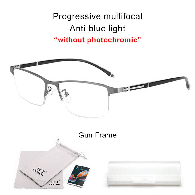 Progressive Multifocal Anti-Blue Light Glasses