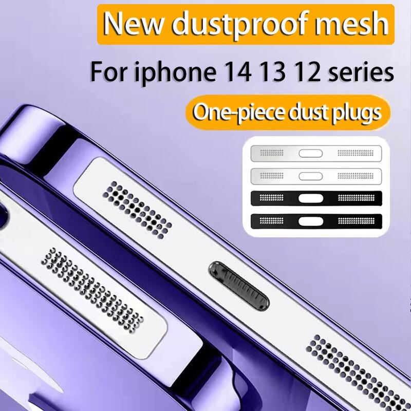 8pcs Metal Phone Speaker Dustproof Sticker Net - Image 5