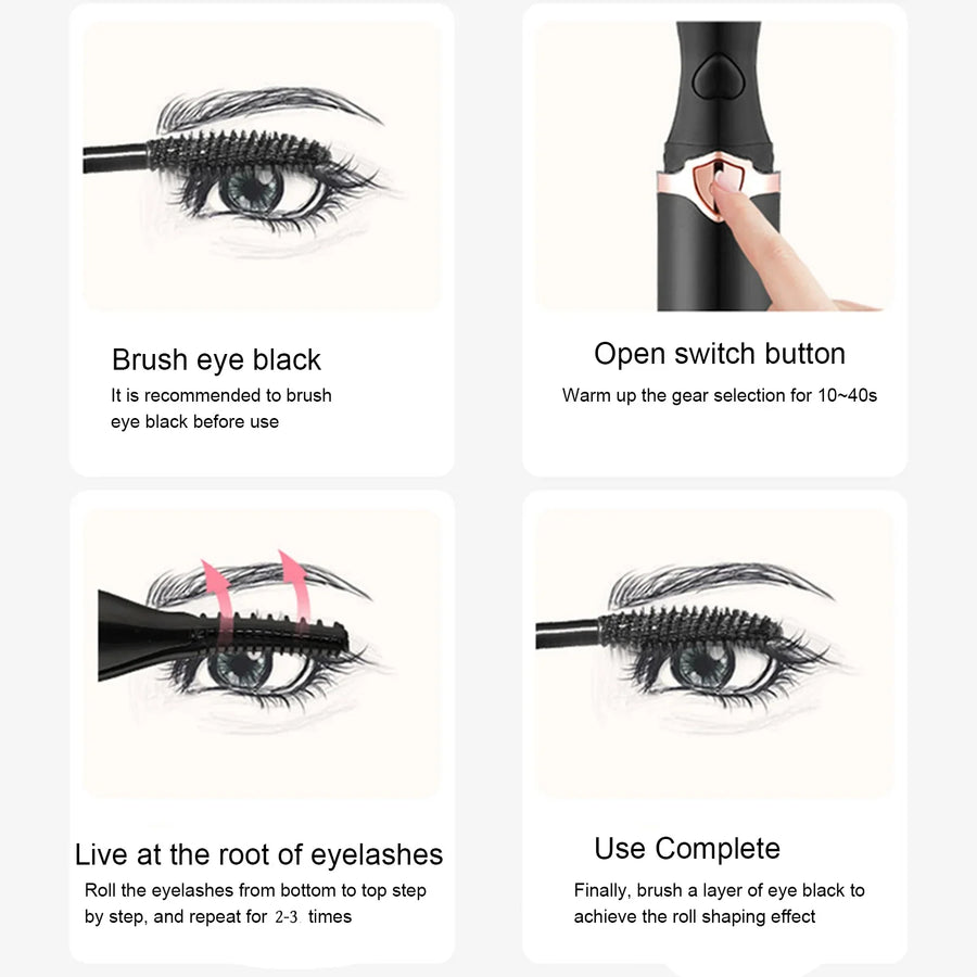 Practical Beauty Anti-Scald Electric Eyelash Curling Tool - Image 6
