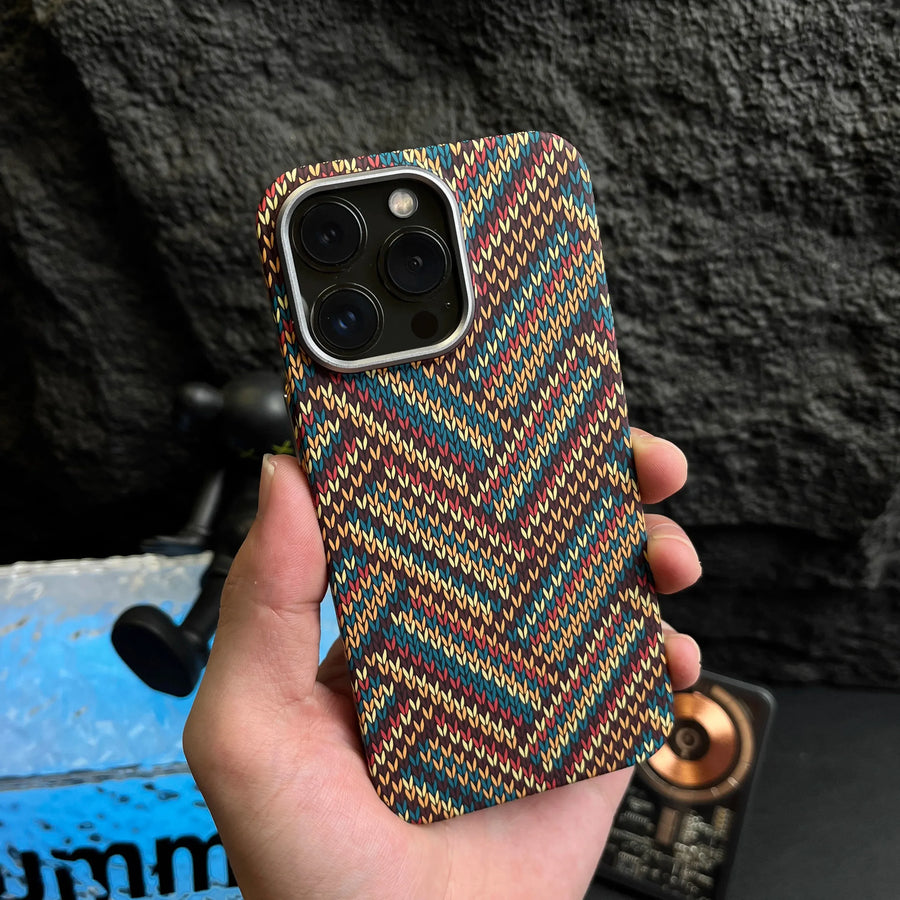 Carbon Weave Sleek Texture iPhone Case - Image 0