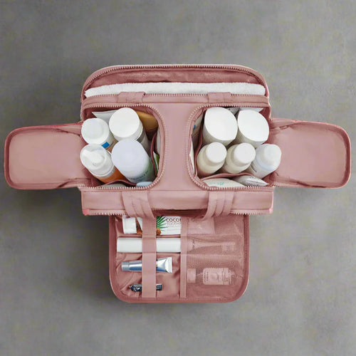 Wide-Open Ultimate Travel Organizer Makeup Storage Bag - Image 0