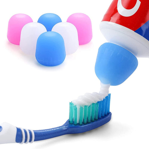 4pcs Anti-Waste Self-Closing Reusable Toothpaste Caps - Image 0