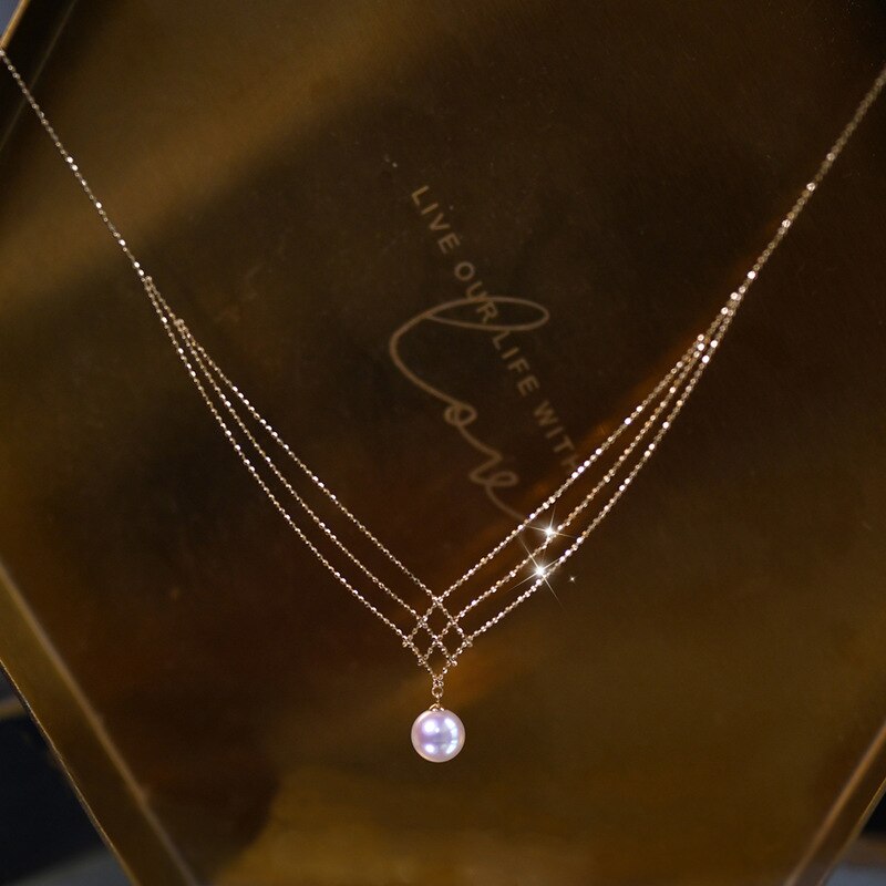 Bohemian Drop Stylish Pearl Necklace - Image 6