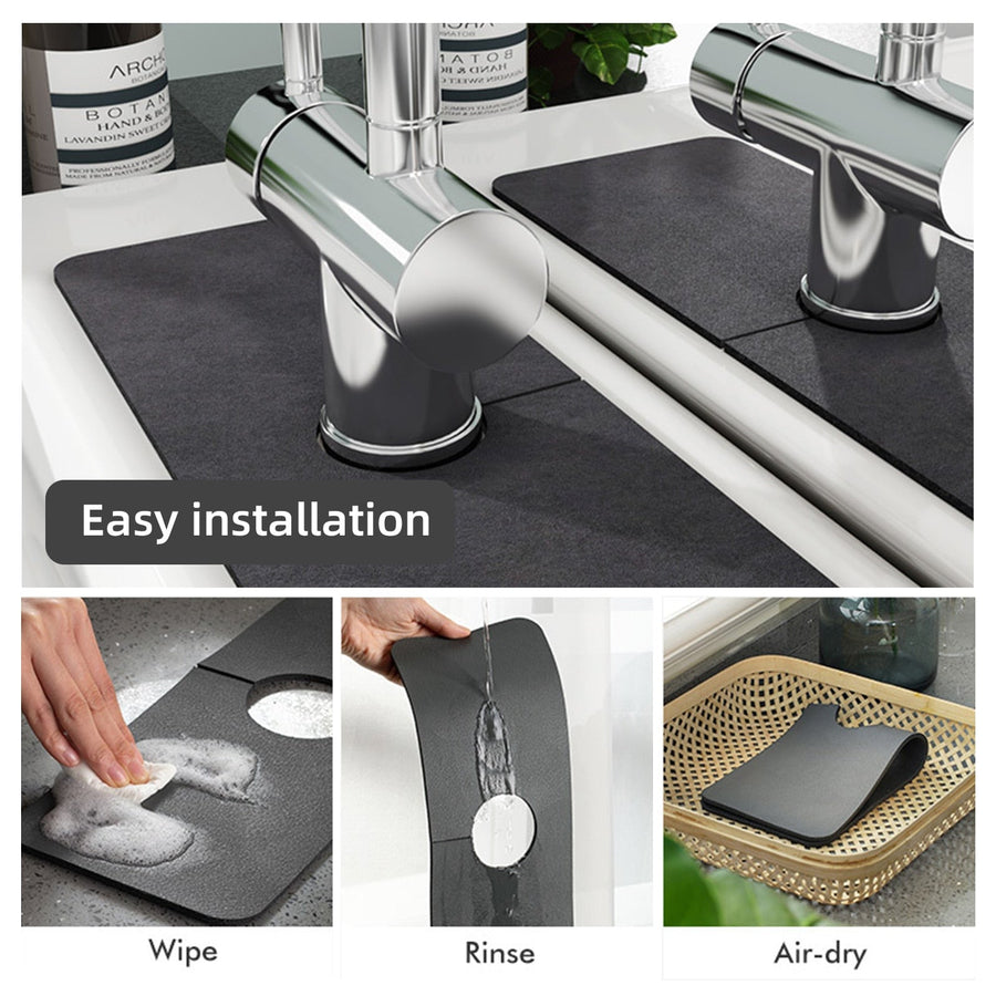 Water Absorbent Kitchen Faucet Pad - Image 2