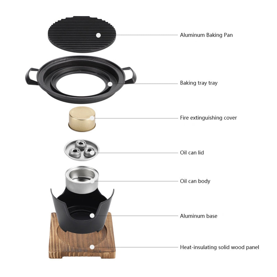 Mini BBQ Non-Stick Japanese Grill - Image 3