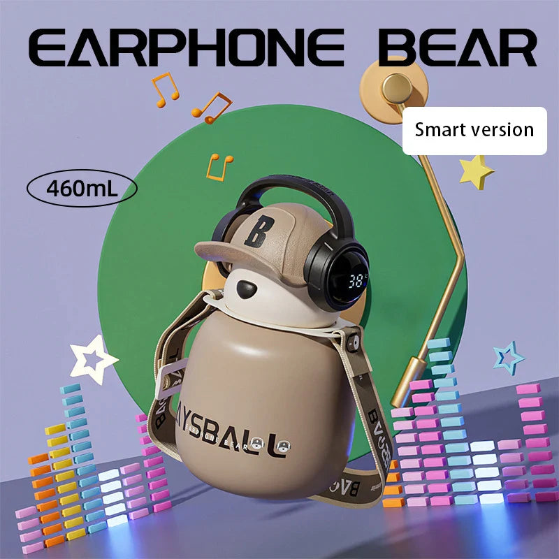 DJ Bear Stainless Steel Thermos - Image 6