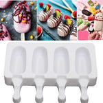 4-Rack Non-Stick Popsicle Ice Cream Mold