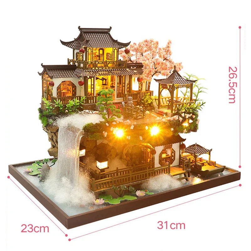 DIY Wooden Chinese Ancient Casa Miniature Building Kit - Image 5
