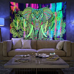 Colorful Glowing Luminous Tapestry