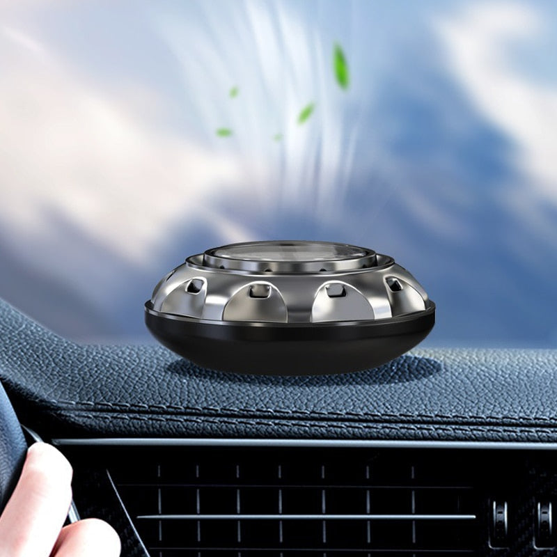 Solar Power UFO Car Air Freshener - Image 1