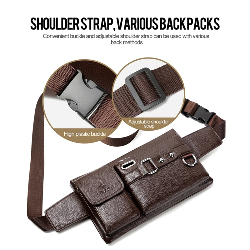 Casual Messenger Single-Shoulder Wallet Bag - Image 3
