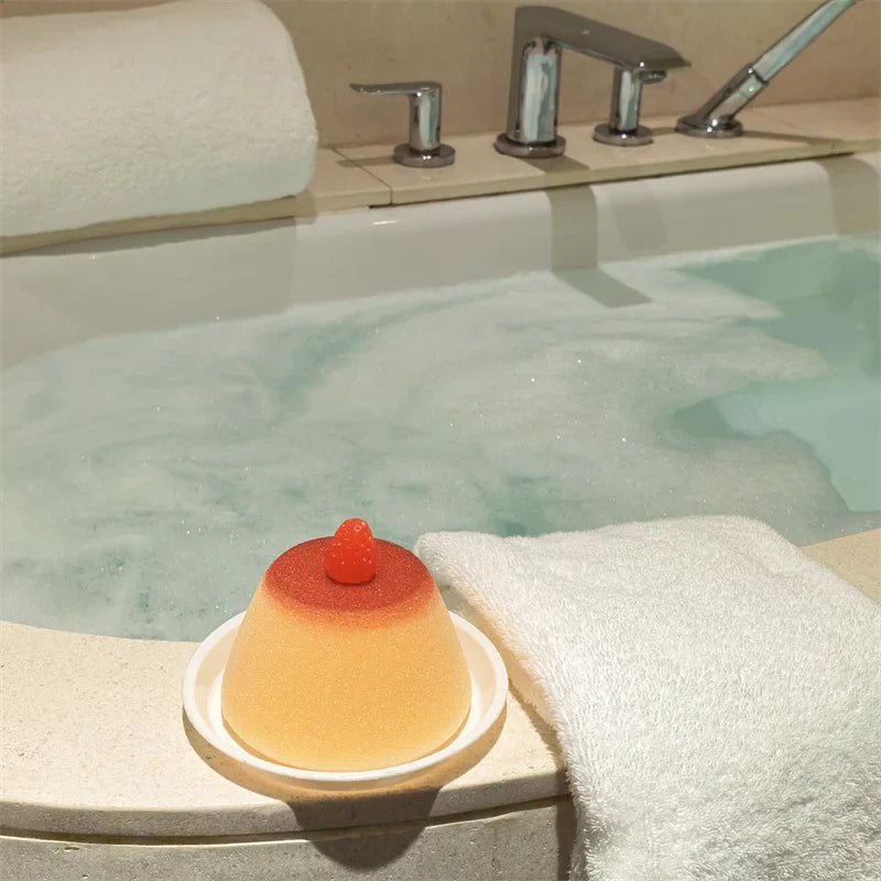 Strawberry Caramel Pudding Cleaning Sponge - Image 7