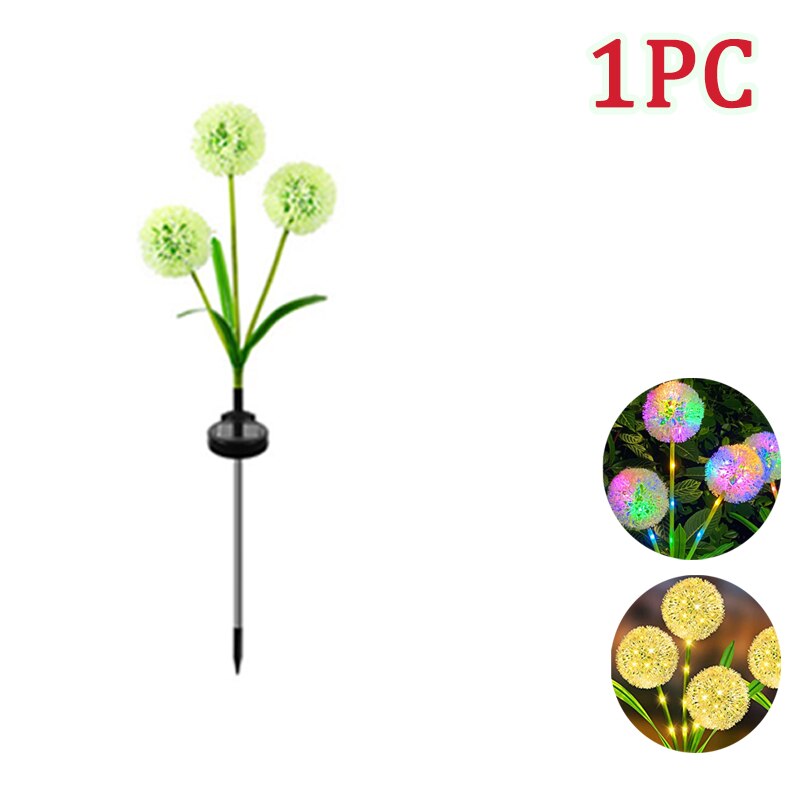 Garden Glow Solar-Powered Dandelion Lights - Image 5