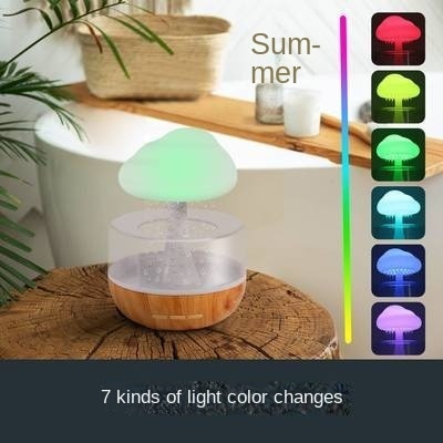 Rain Cloud Mushroom Air Humidifier Night Lamp - Image 6