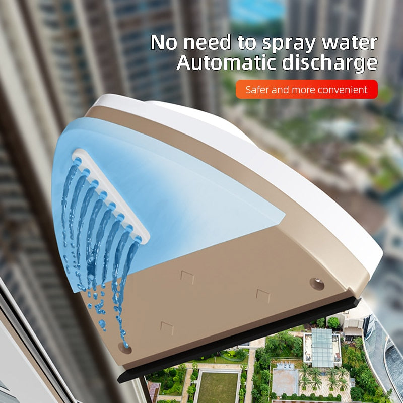 Automatic Water Discharge Magnetic Window Cleaner Gadget - Image 4