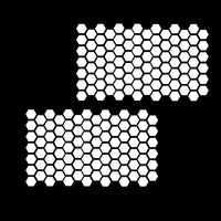 Car Side Window Honeycomb Decor Sticker - Image 5