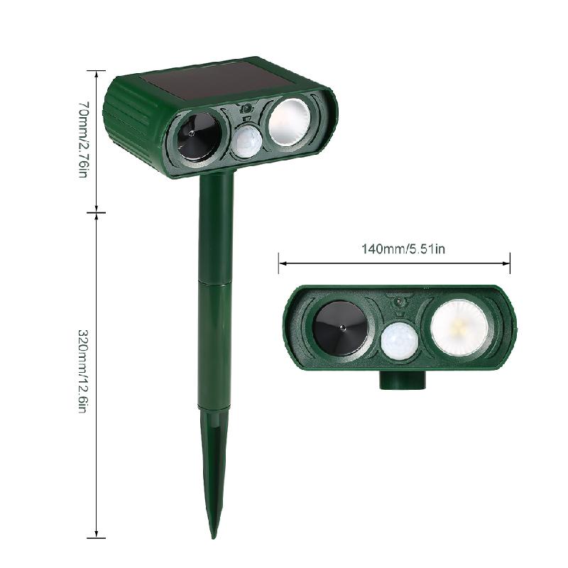 Solar Powered Ultrasonic Animal Repeller