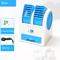 Dual-Outlet Turbo Cooling Desk Humidifier Fan - Image 4